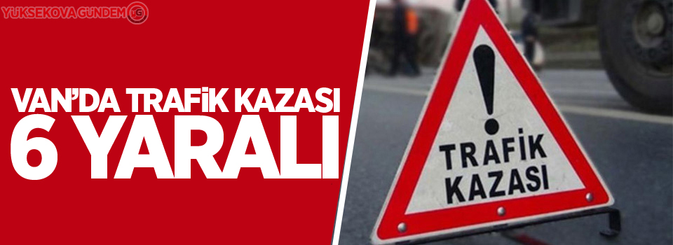Özalp'ta trafik kazası; 6 yaralı