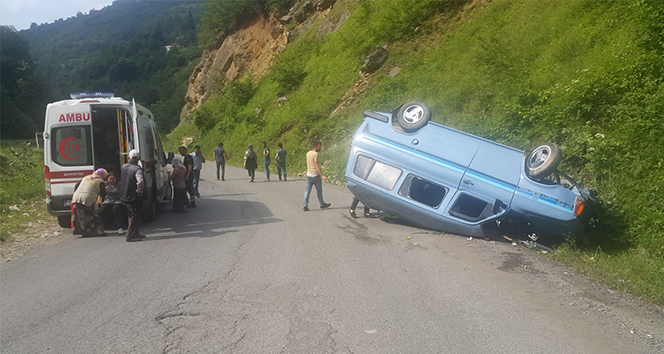 Giresun'da kaza: 5 yaralı