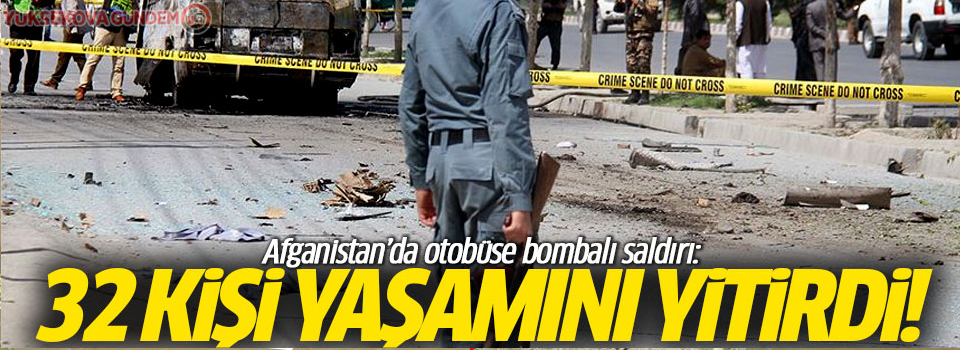 Otobüse bombalı saldırı: 32 ölü!