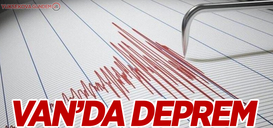 Van’da deprem