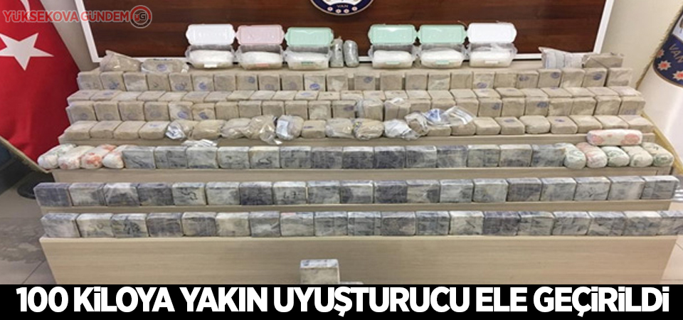 Van’da 100 Kiloya Yakın Uyuşturucu Ele Geçirildi