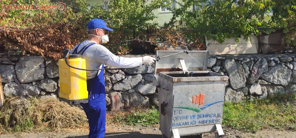 Hakkari Belediyesinden ilaçlama çalışması