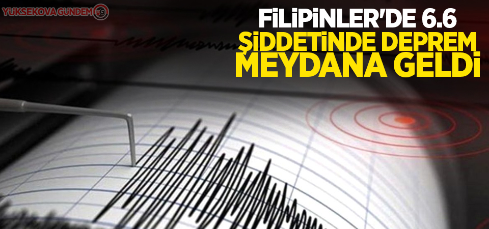 Filipinler'de 6.6 büyüklüğünde deprem: 2 ölü