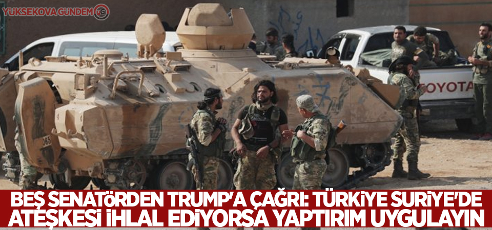 ''Türkiye Suriye'de ateşkesi ihlal ediyorsa yaptırım uygulayın''