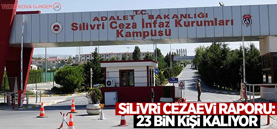 Silivri Cezaevi raporu: 23 bin kişi kalıyor