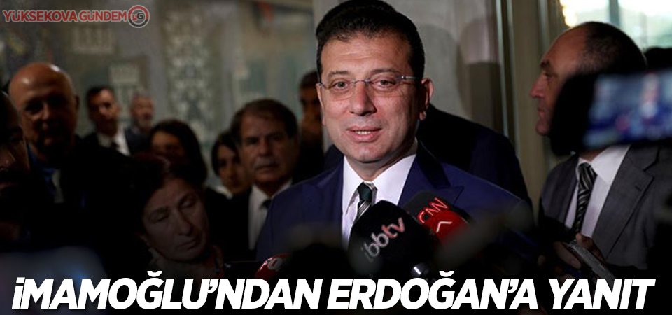 İmamoğlu’ndan Erdoğan’a “temel atmama töreni” yanıtı