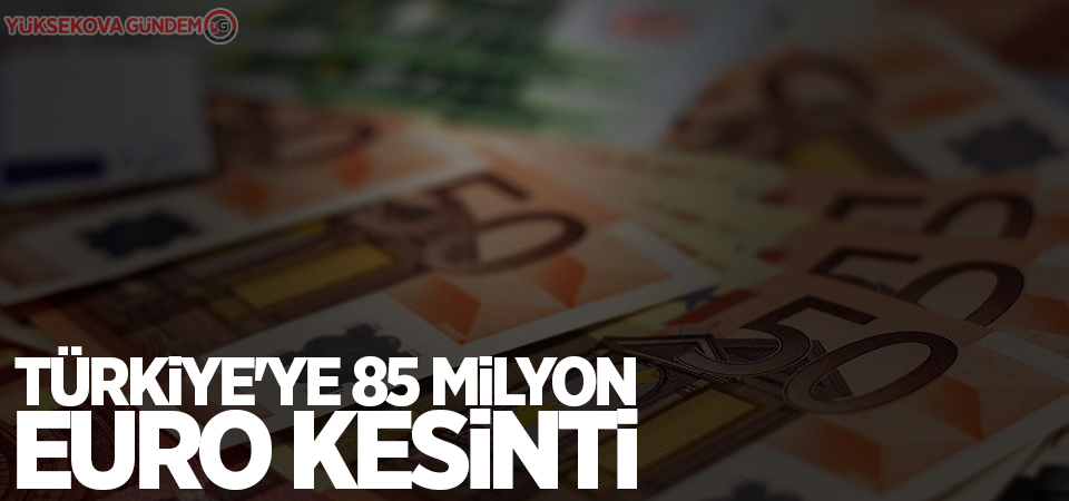 AB bütçesinde Türkiye'ye 85 milyon euro kesinti
