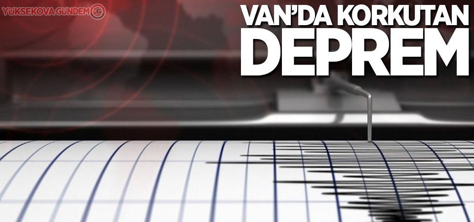 Van'da 3.6 şiddetinde deprem