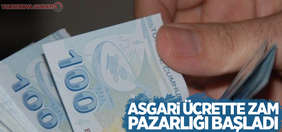 Asgari ücrette zam pazarlığı başladı