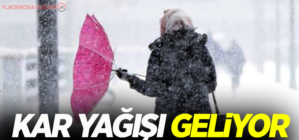 Meteoroloji uyarıyor! Kar yağışı geliyor