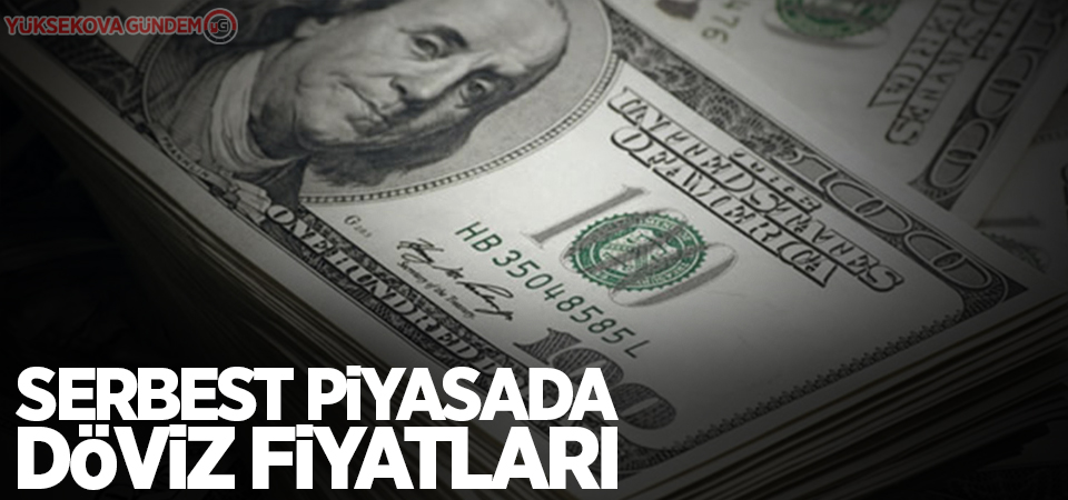 Serbest piyasada döviz fiyatları