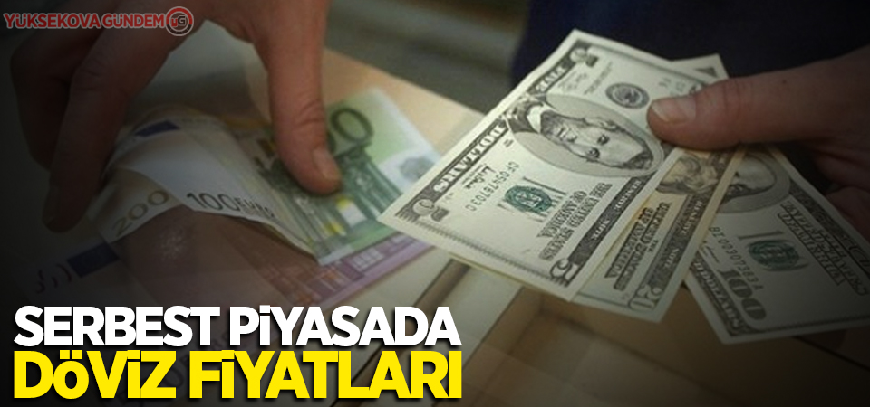 Serbest piyasada döviz fiyatları