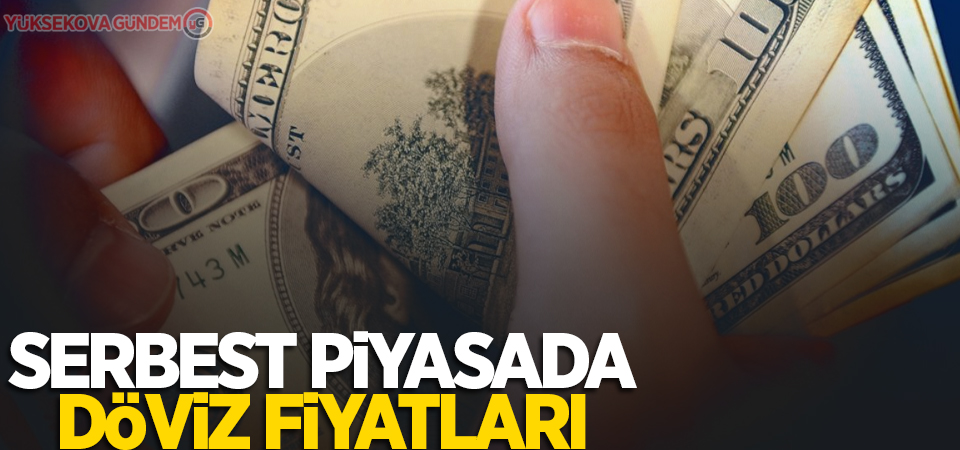 Serbest piyasada döviz fiyatları