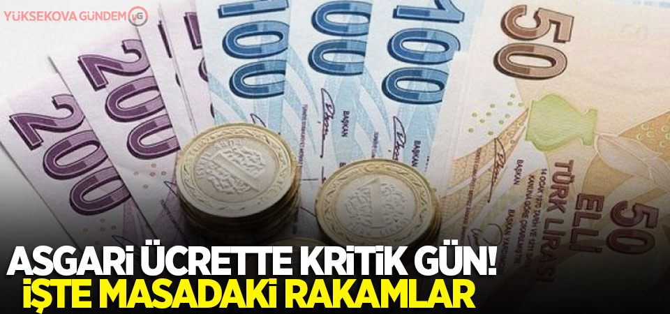 Asgari ücrette kritik gün! İşte masadaki rakamlar