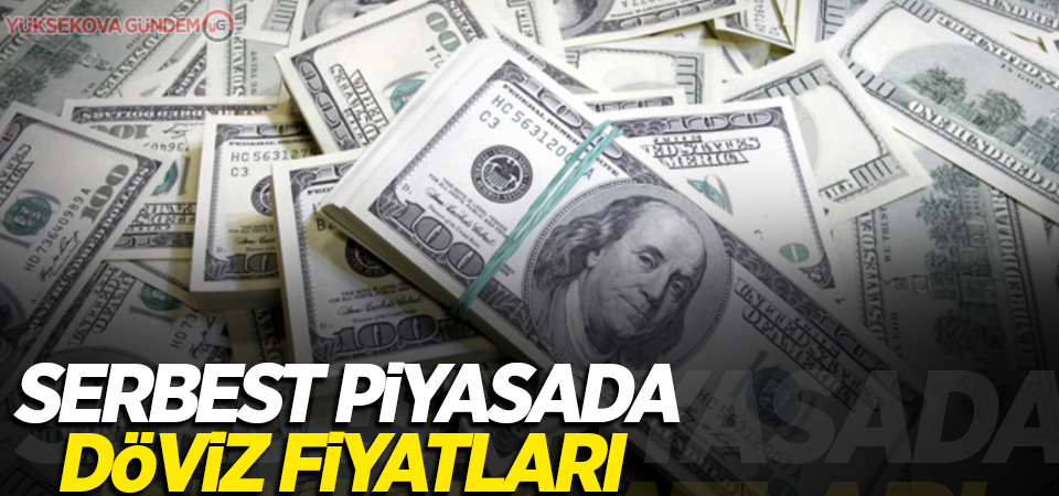 Serbest piyasada döviz fiyatları