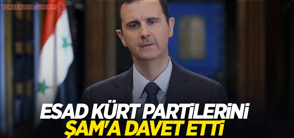 Esad Kürt partilerini Şam'a davet etti