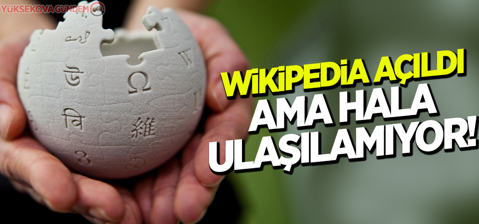 Wikipedia açıldı ama erişim sağlanmıyor!