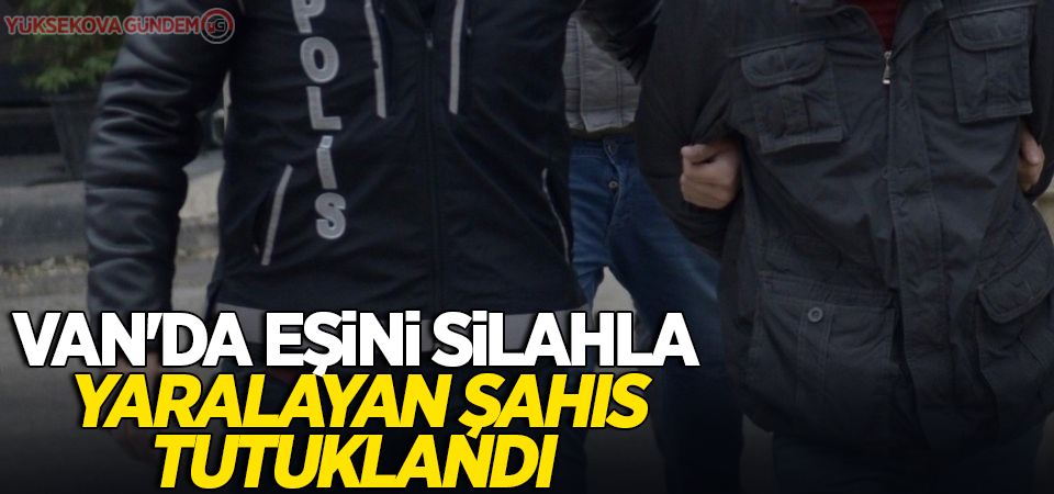 Van'da eşini silahla yaralayan şahıs tutuklandı