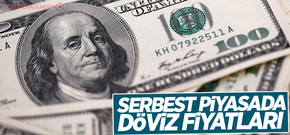 Serbest piyasada döviz fiyatları