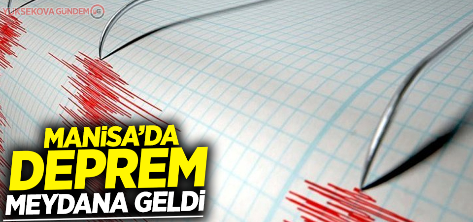 Manisa da 3.6'lık depremle sarsıldı