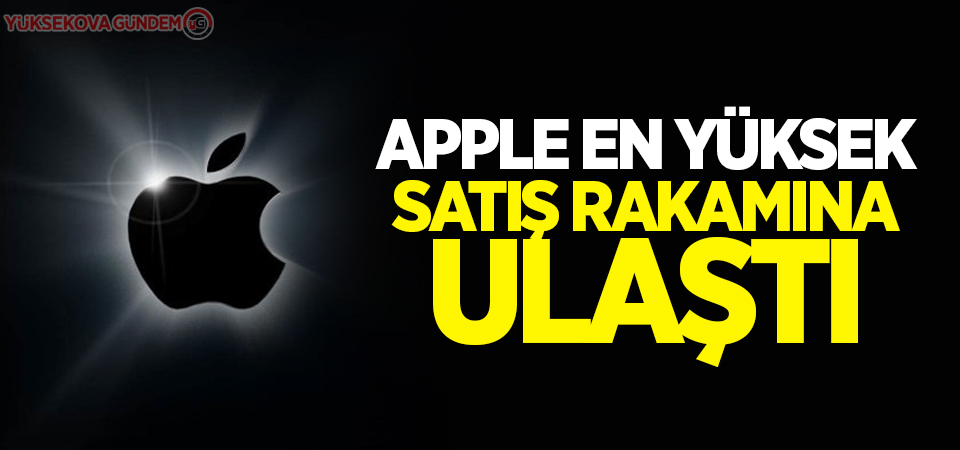 Apple en yüksek satış rakamına ulaştı