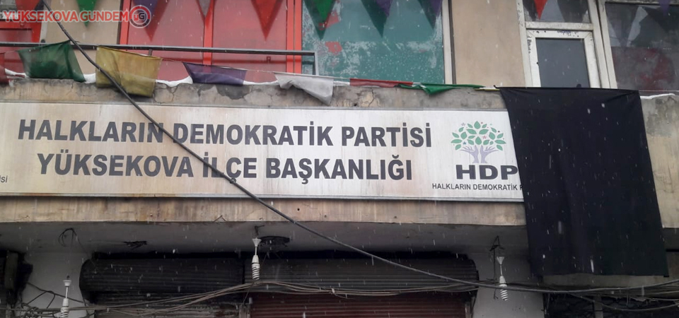 Yüksekova HDP: 'Bahçesaray için yas ilan ettik'