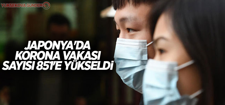 Japonya'da korona vakası sayısı 851'e yükseldi