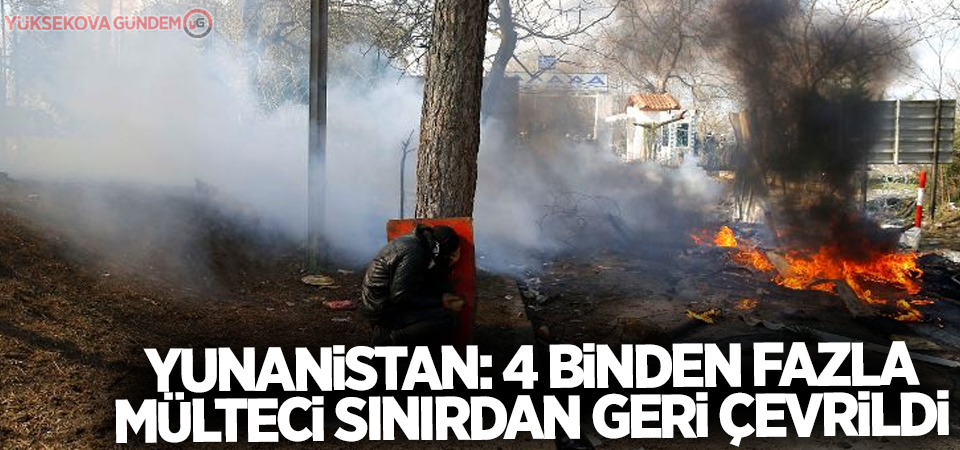 Yunanistan: 4 binden fazla mülteci sınırdan geri çevrildi