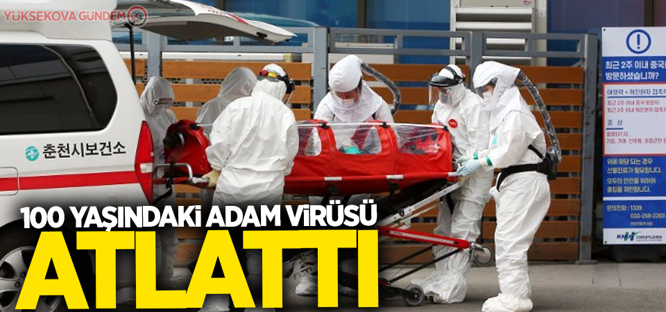 100 yaşındaki adam virüsü atlattı