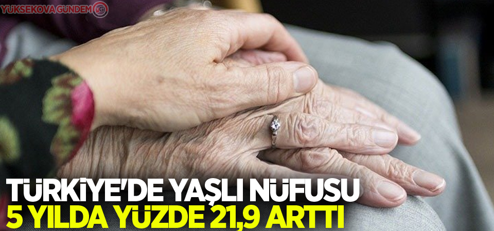 Türkiye'de yaşlı nüfus 5 yılda yüzde 21,9 arttı
