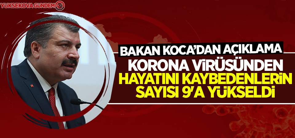 Bakan Koca son rakamı açıkladı!