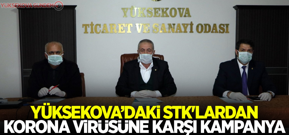 Yüksekova’daki STK'lardan korona virüsüne karşı kampanya