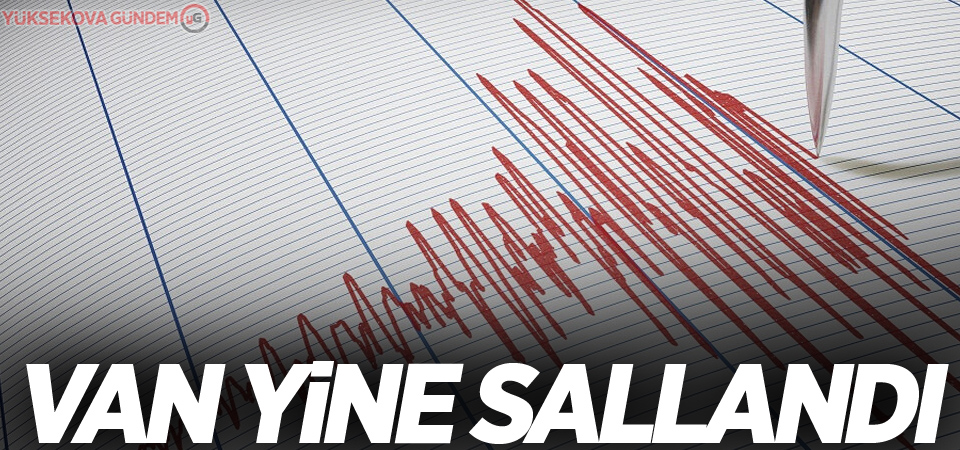 Van'da 4.3 şiddetli bir deprem daha!