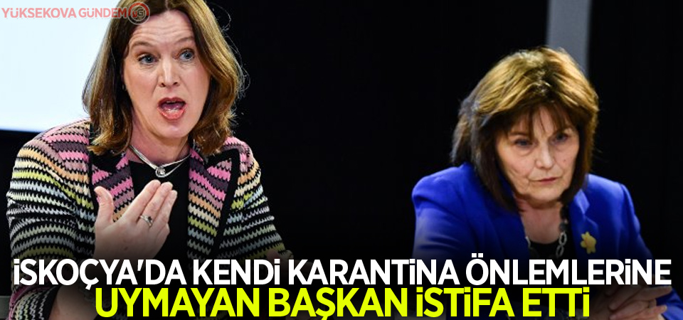 İskoçya'da kendi karantina önlemlerine uymayan başkan istifa etti