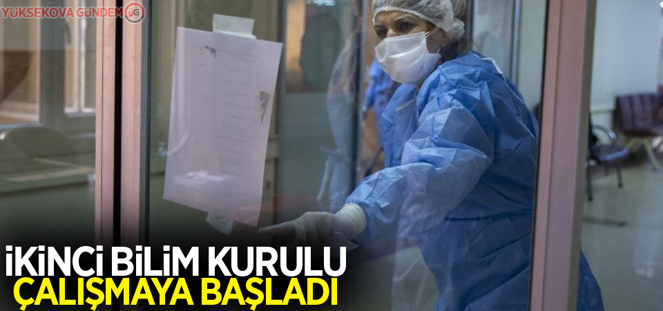 İkinci bilim kurulu çalışmaya başladı