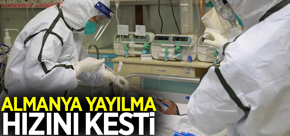 Almanya yayılma hızını kesti