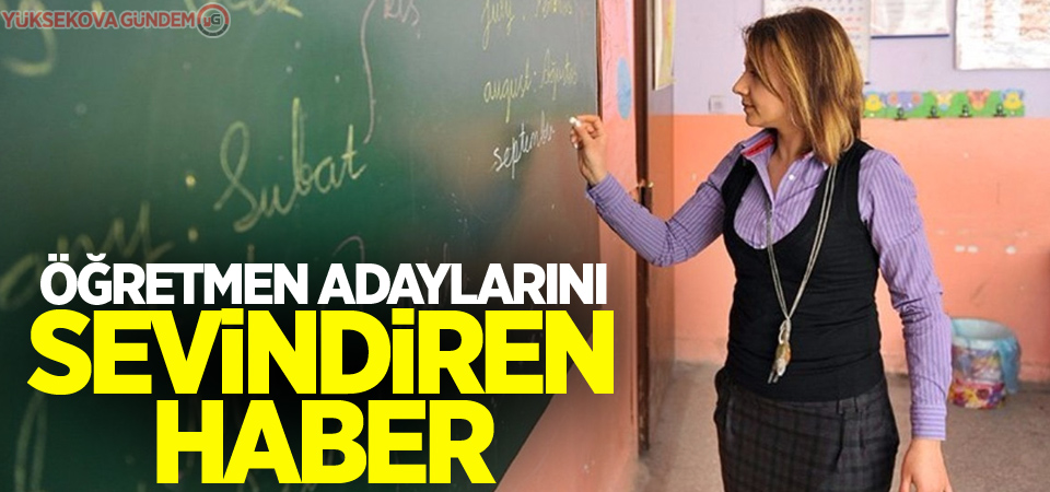 YÖK Başkanı'ndan öğretmen adaylarına sevindirici haber