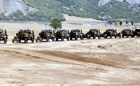 Dağlıca bölgesine askeri sevkiyat