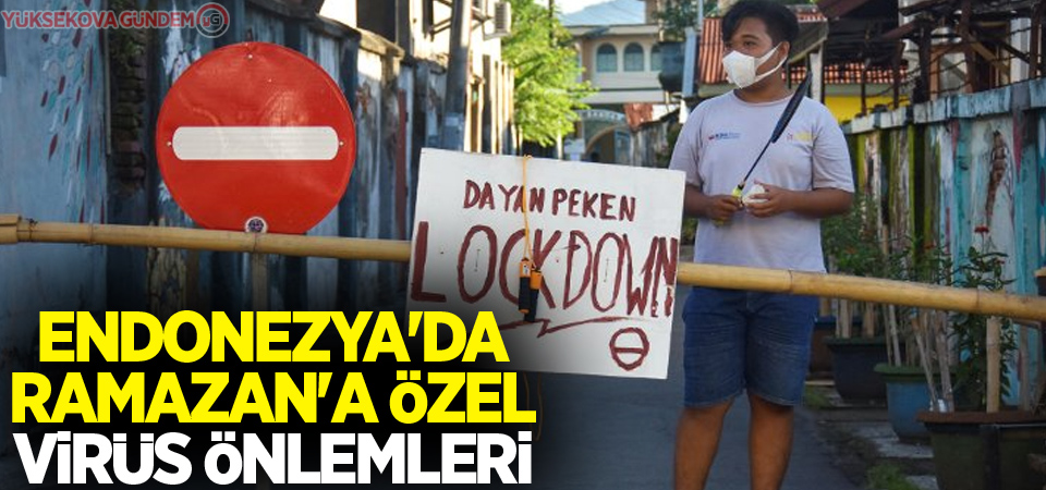 Endonezya'da Ramazan'a özel virüs önlemleri