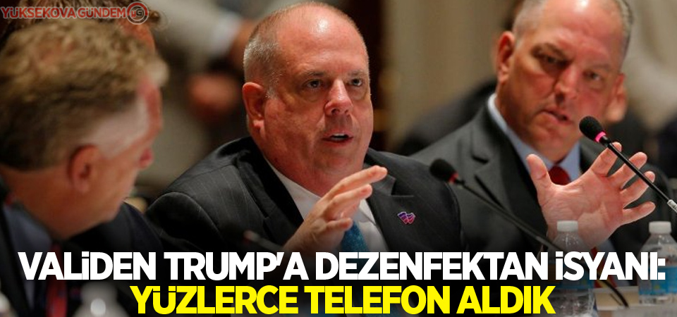 Validen Trump'a dezenfektan isyanı: Yüzlerce telefon aldık