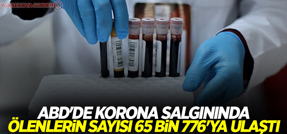 ABD'de korona salgınında ölenlerin sayısı 65 bin 776'ya ulaştı