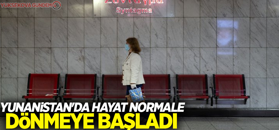 Yunanistan'da hayat normale dönmeye başladı