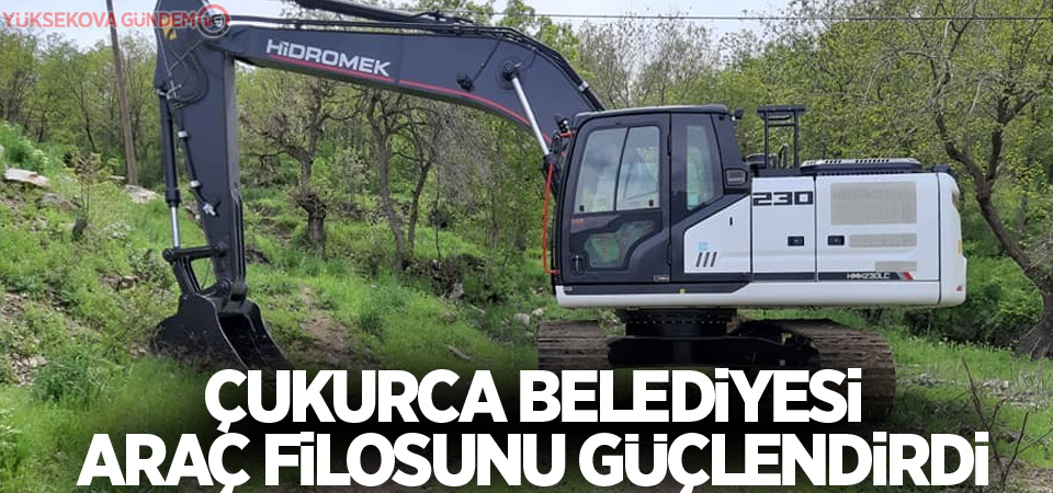 Çukurca Belediyesi araç filosunu güçlendirdi