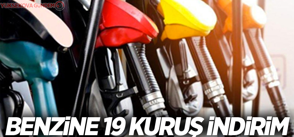 Benzine 19 kuruş indirim