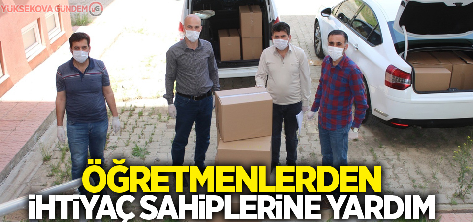 Öğretmenlerden ihtiyaç sahiplerine yardım