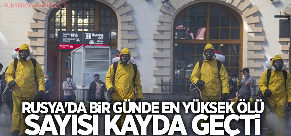 Rusya'da bir günde en yüksek ölü sayısı kayda geçti