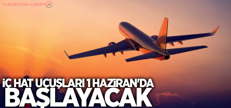 İç hat uçuşları 1 Haziran'da başlayacak