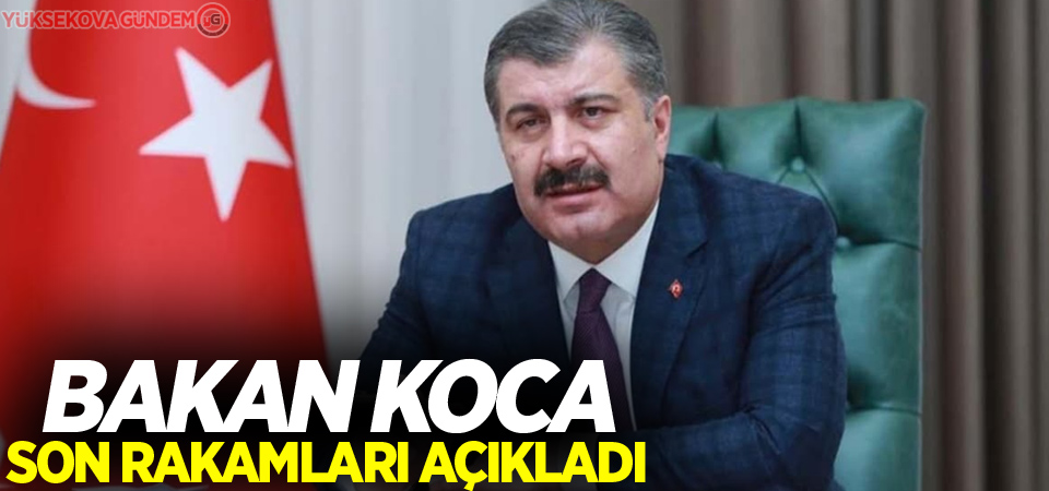 Bakan Koca koronavirüste son durumu paylaştı!