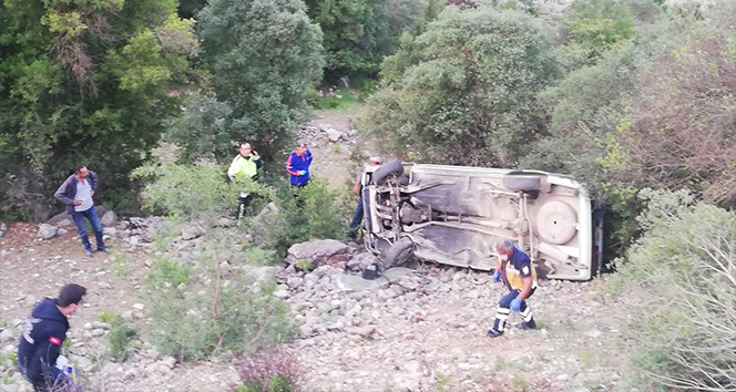 Isparta'da otomobil şarampole uçtu: 1 ölü