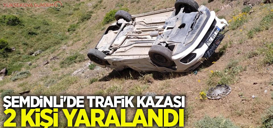 Şemdinli'de trafik kazası: 2 yaralı